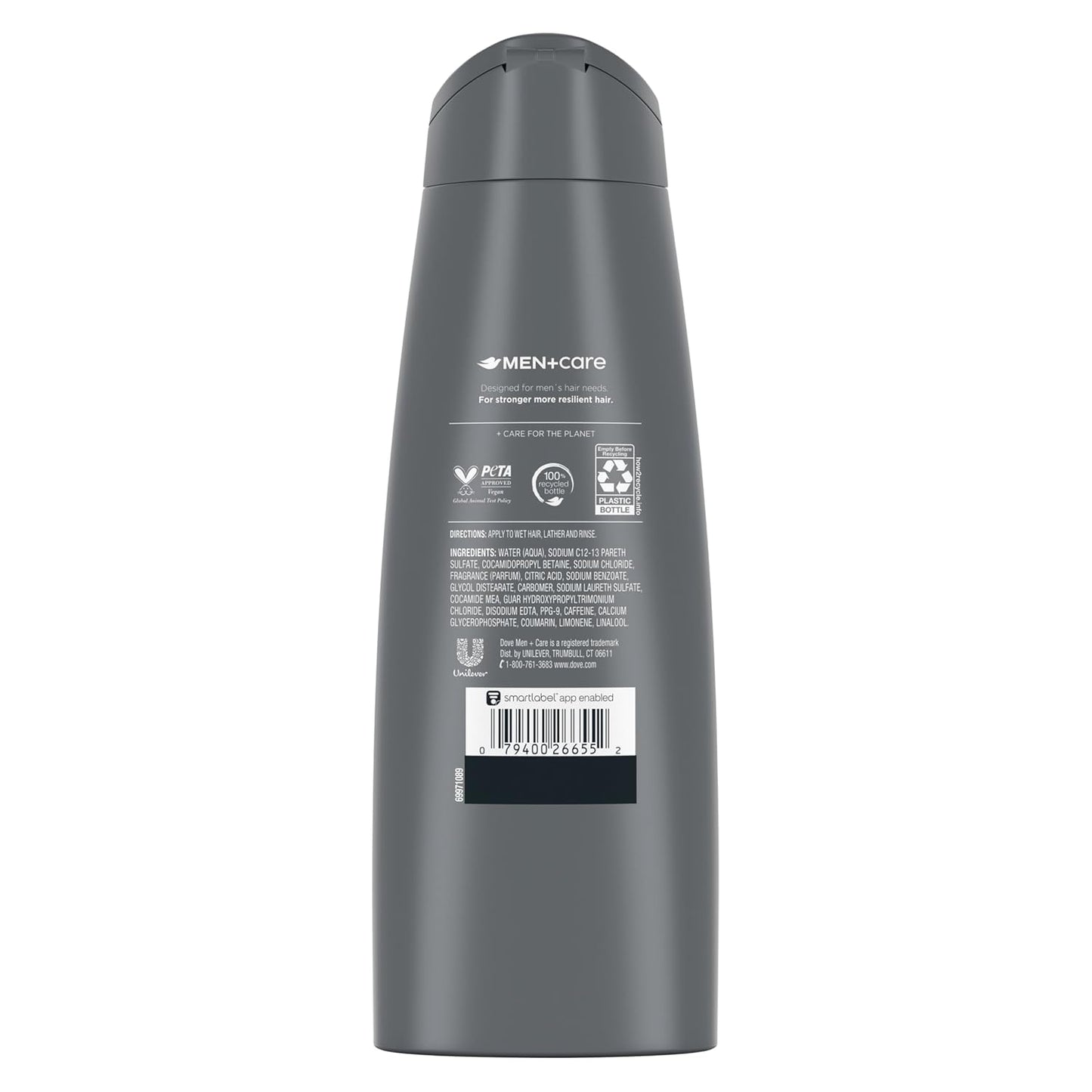 Fortifying 2 in 1 Shampoo and Conditioner for Resilient and Thicker Hair Thick and Strong with Caffeine Helps Strengthen Thinning Hair 12 Oz, Pack of 6