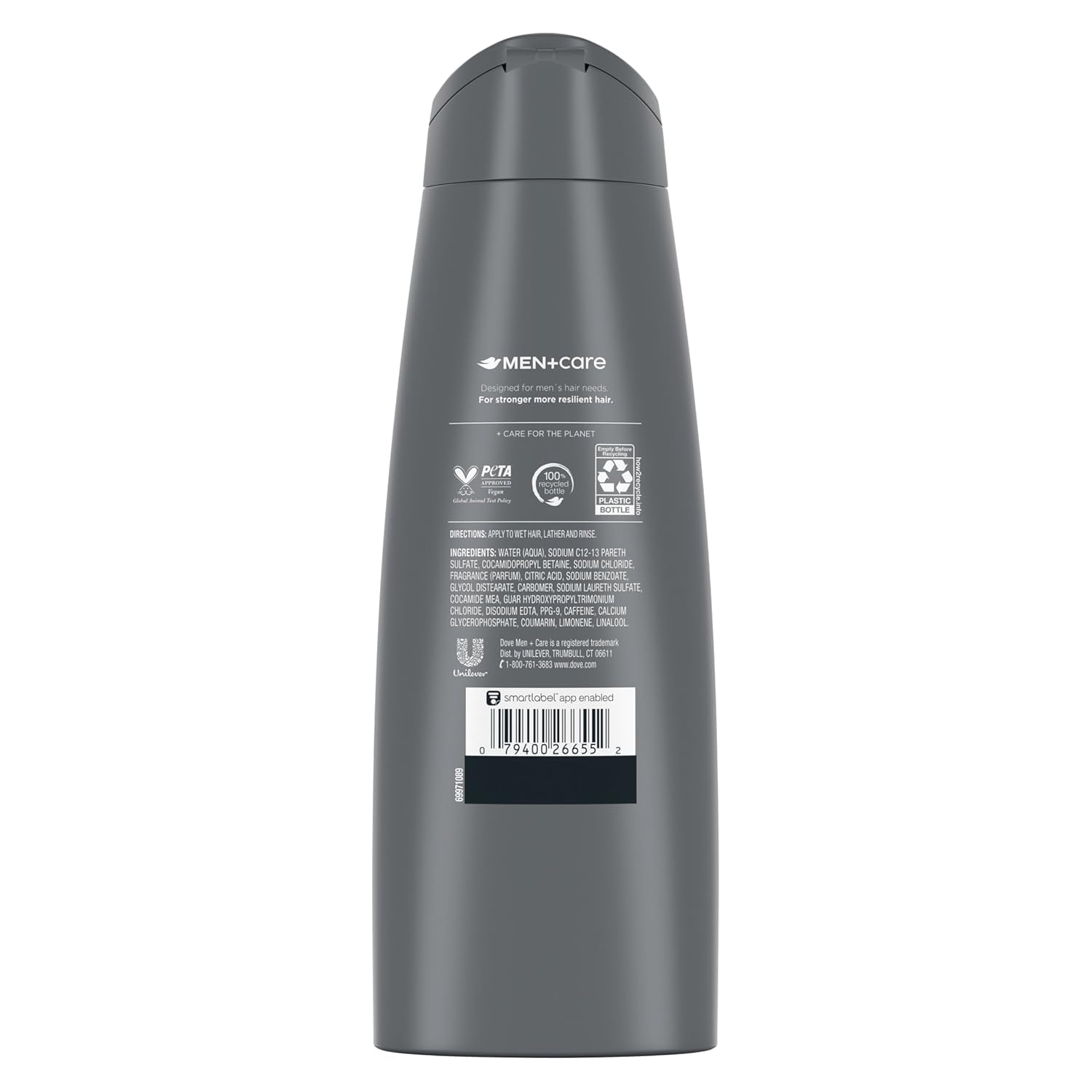 Fortifying 2 in 1 Shampoo and Conditioner for Resilient and Thicker Hair Thick and Strong with Caffeine Helps Strengthen Thinning Hair 12 Oz, Pack of 6