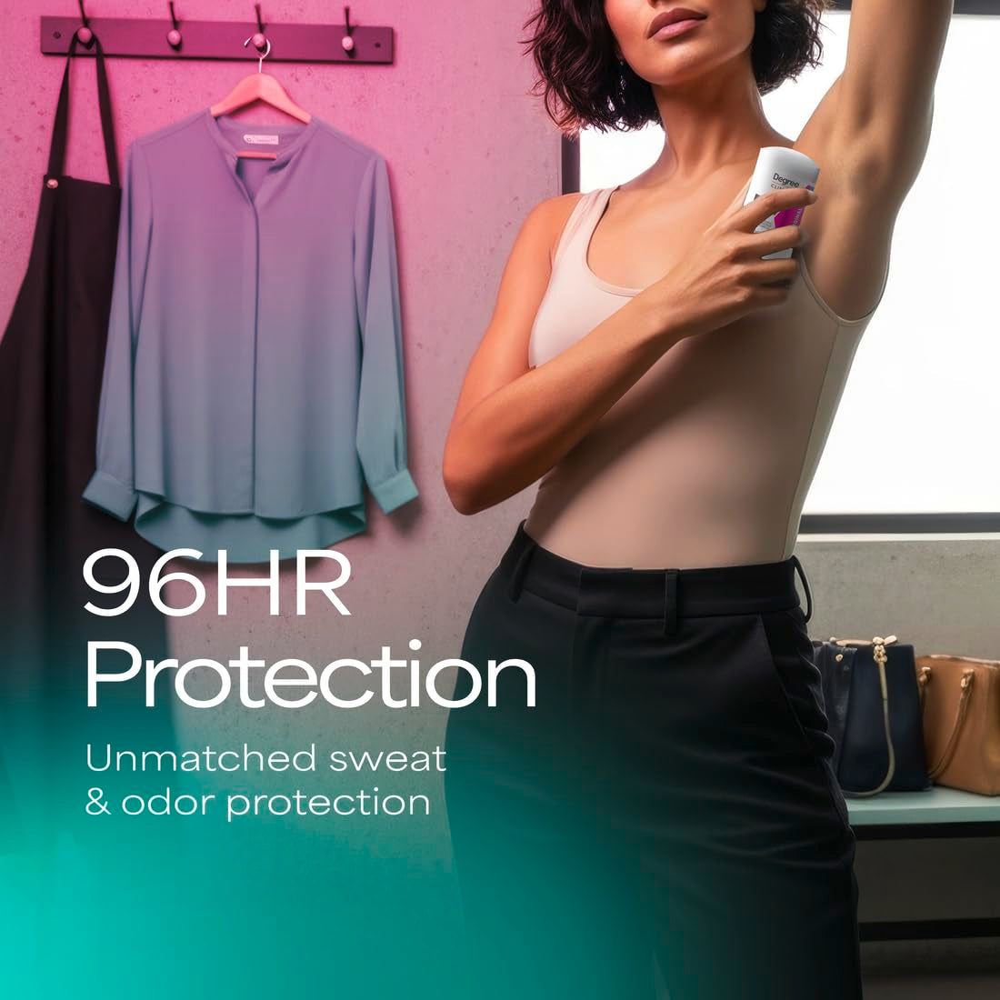 Clinical Protection Antiperspirant Deodorant 72-Hour Sweat & Odor Protection 5-In-1 Antiperspirant for Women 1.7 Oz
