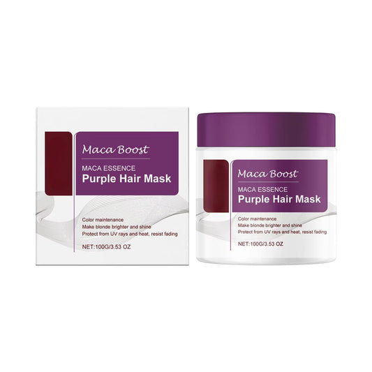 Magical Purple Hair Mask – Professional Toning Treatment for Blonde, Silver, Gray & Highlighted Hair to Eliminate Brass and Yellow Tones